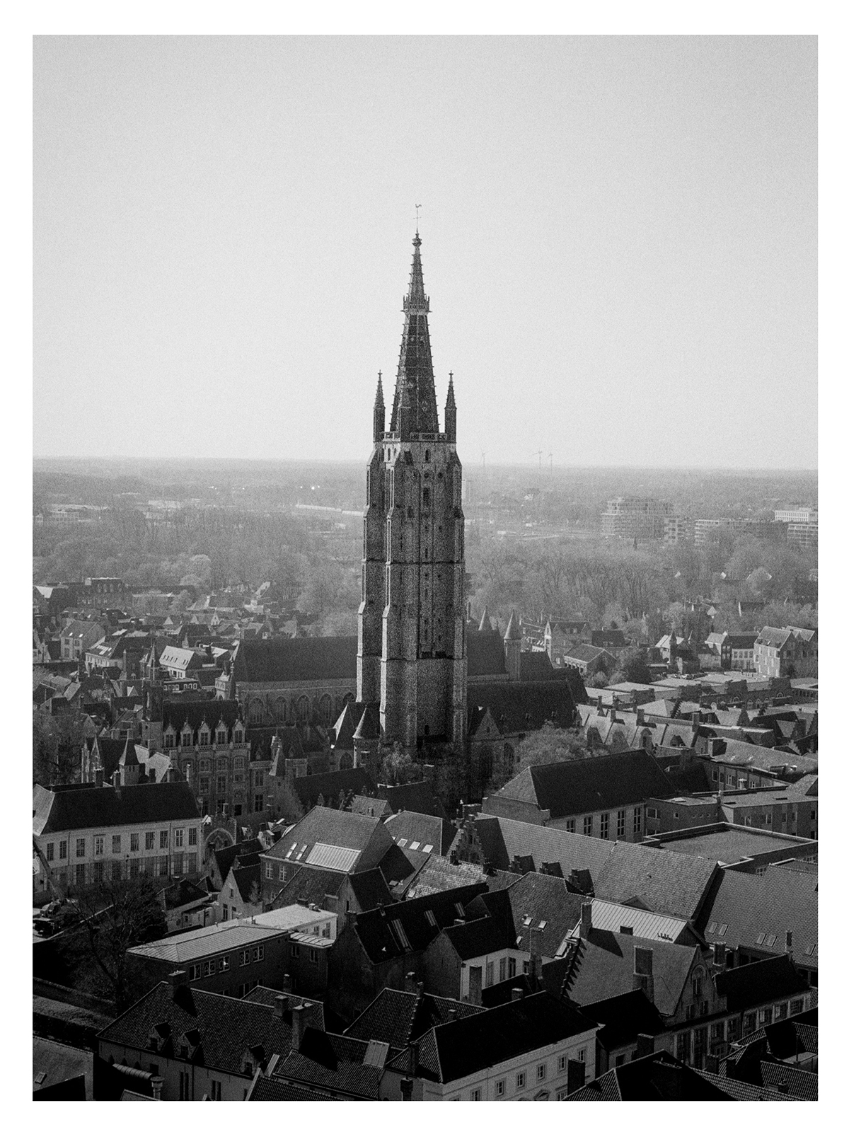 ‘Church of Our Lady’ in Bruges, Belgium (2025) - Ilford HP5 Plus 400 | Image: Nicholas Hall