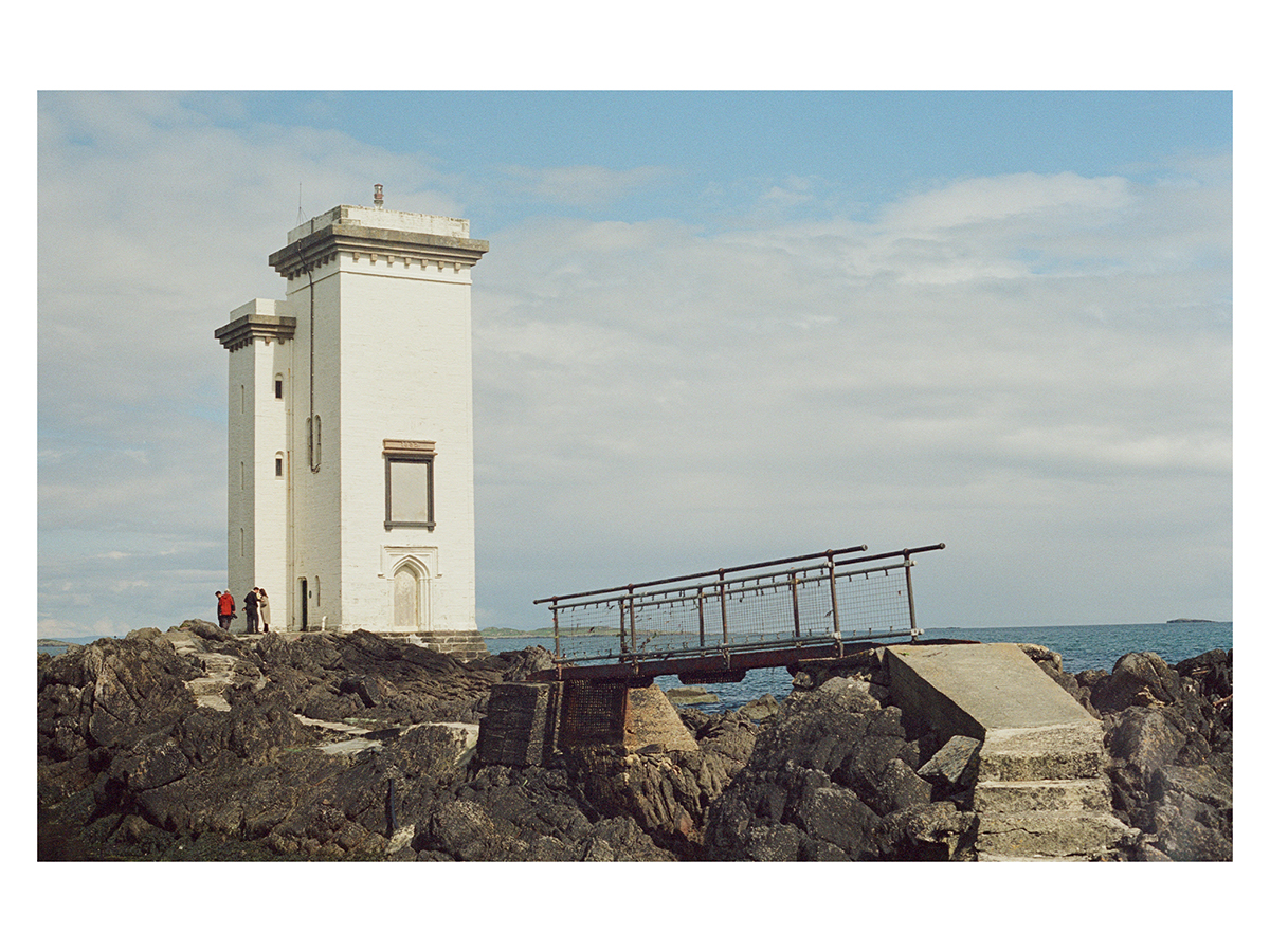Carraig Fhada Lighthouse in Port Ellen, Islay, Scotland (2024) - Kodak UltraMax 400 | Image: Nicholas Hall