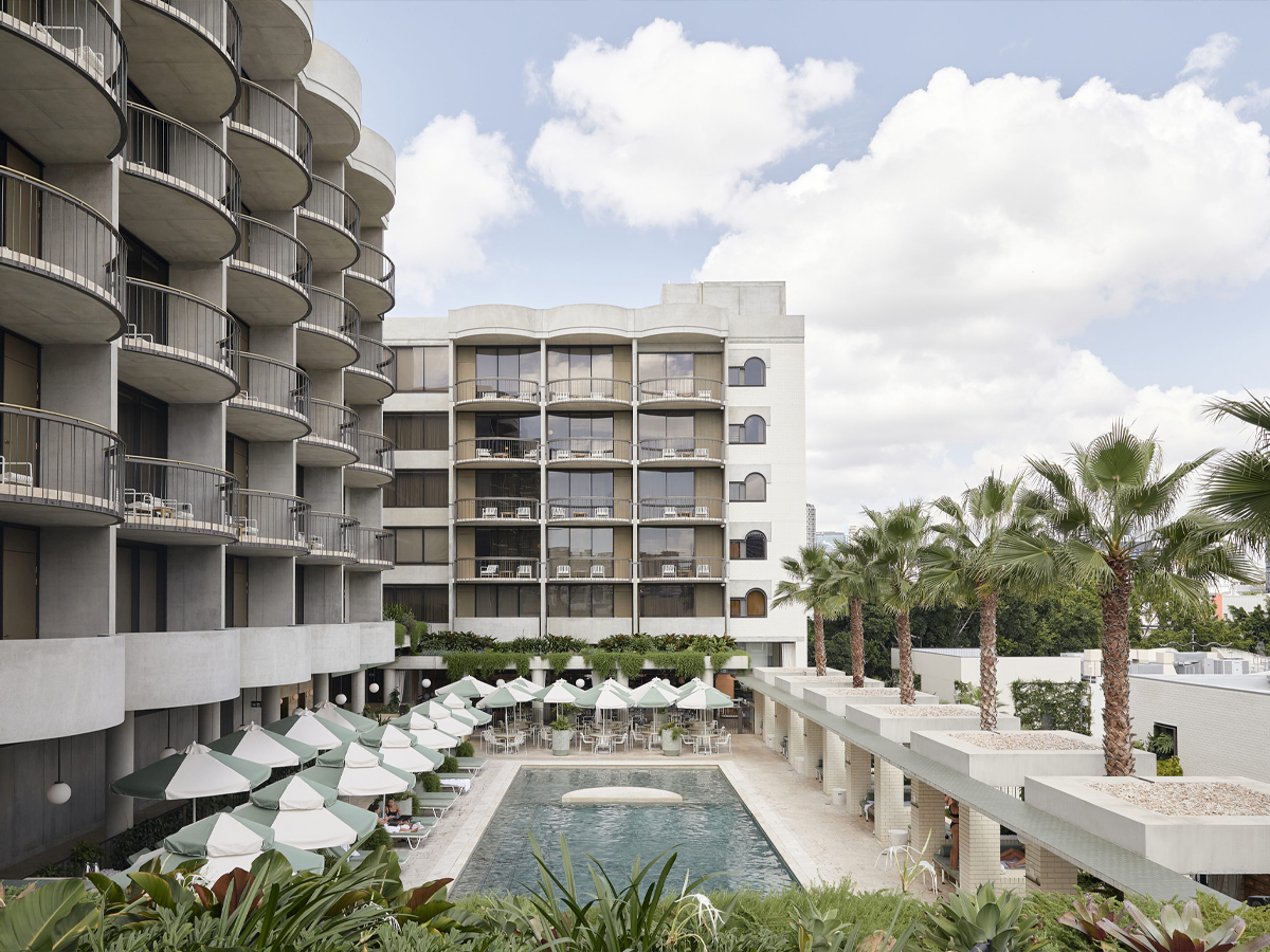The Calile Hotel in Brisbane has been Named in the World's 50 Best Hotels 2025 | Image: The Calile Hotel