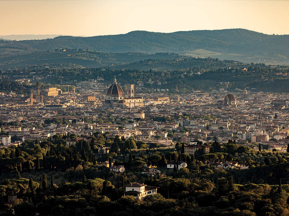 View of Florence from the Terrace at Villa San Michele