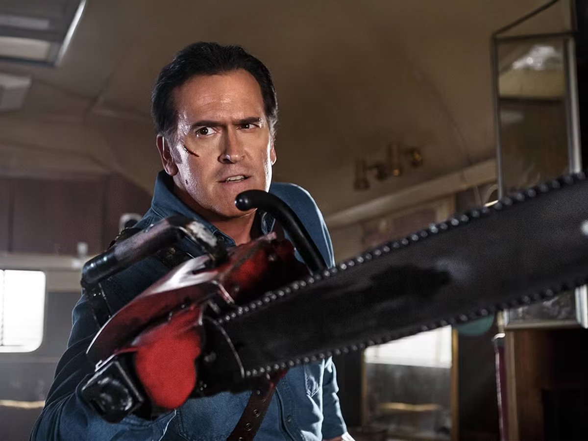 Bruce Campbell as Ash in 'Evil Dead'