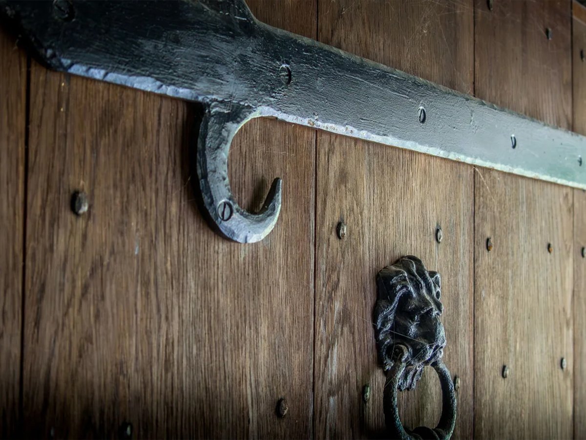 Foundational features in Cwmmau Farmhouse as featured in Chloé Zhao’s Hamnet | Image: National Trust/Mike Henton