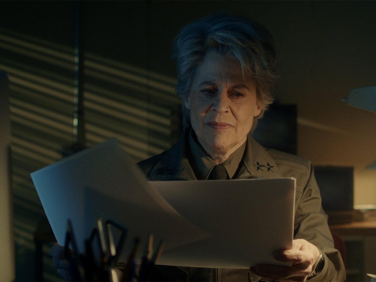 Linda Hamilton as Dr. Kay in 'Stranger Things' Season Five (2025) | Image: Netflix
