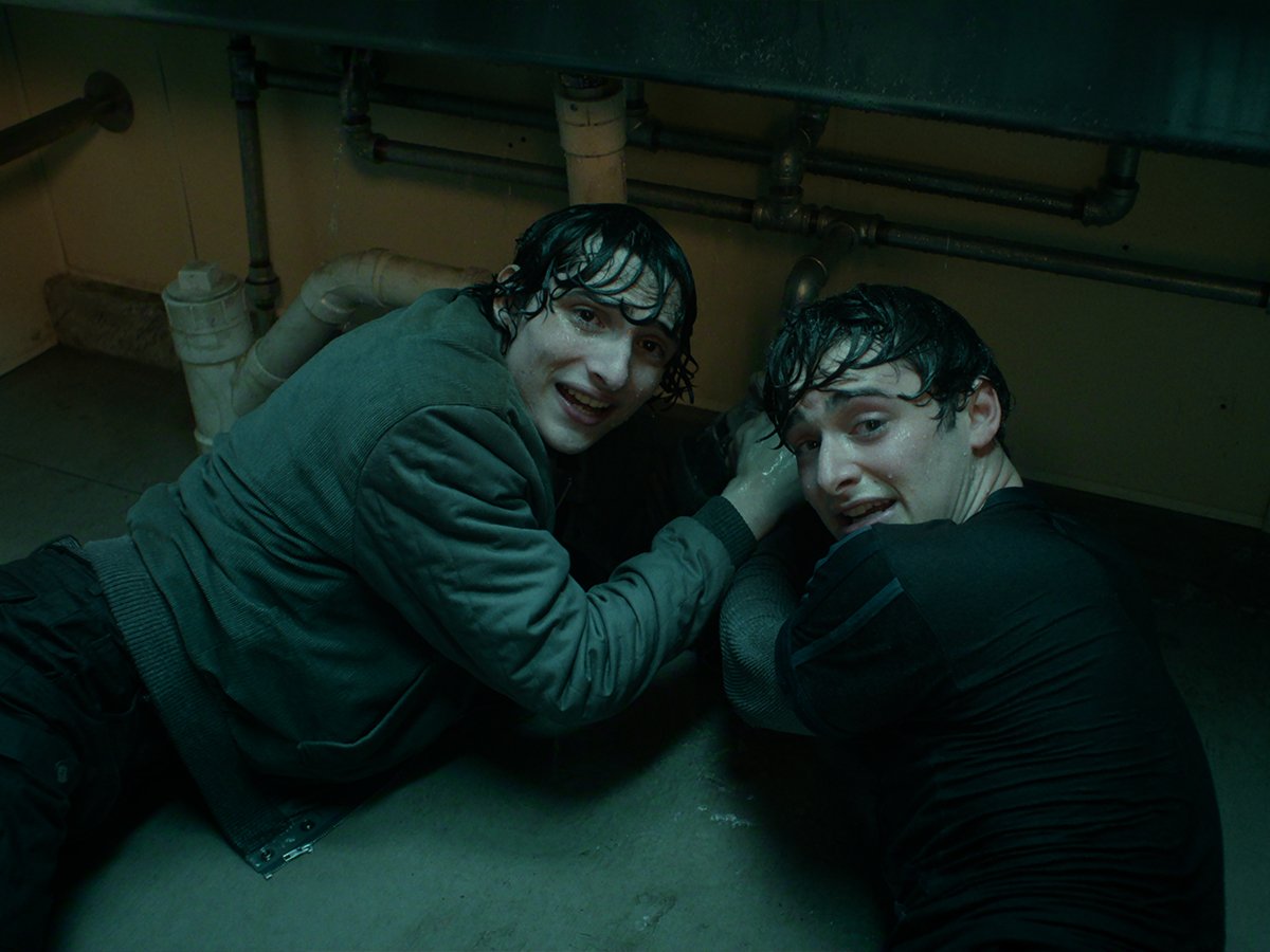 Finn Wolfhard and Noah Schnapp in 'Stranger Things' Season Five (2025) | Image: Netflix
