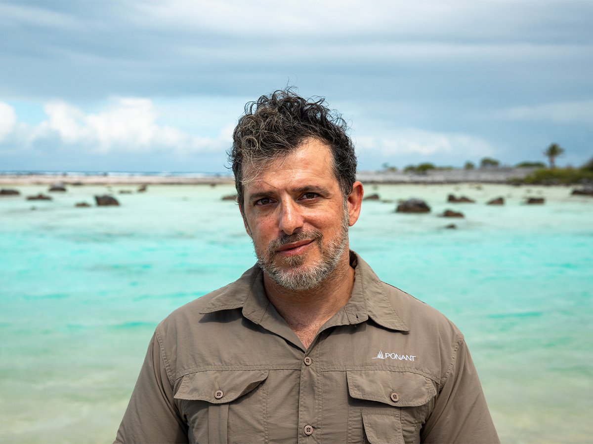José Sarica, research and development expedition experience director at Ponant Explorations Group