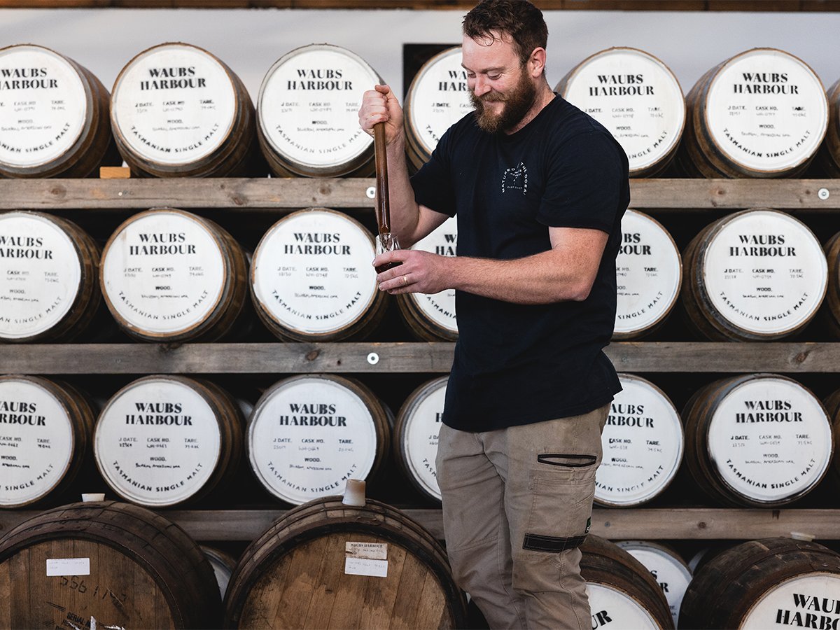Waubs Harbour co-founder and head distiller Rob Polmear