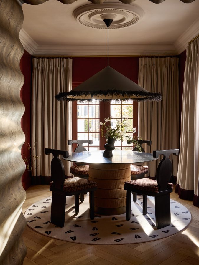 The Thebe Magugu Suite is is built around the shared rituals of gathering, dining, retreating and rest