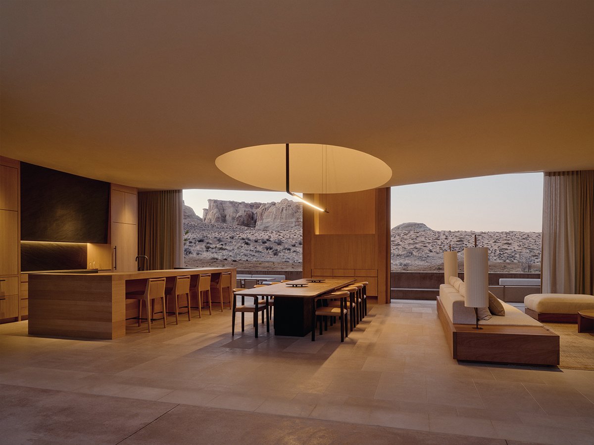Dining space at Amangiri Villa