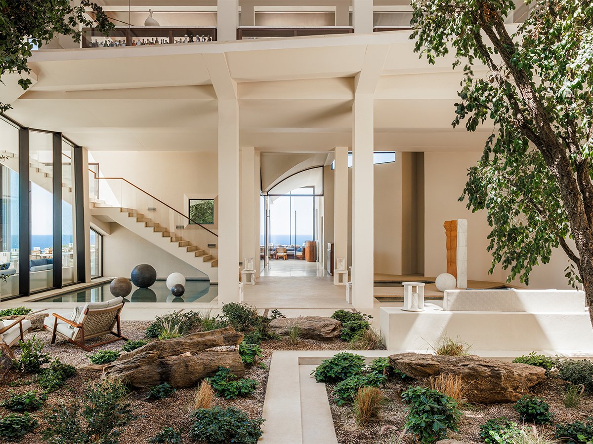 Lobby at One&Only Kéa Island in Greece | Image: One&Only