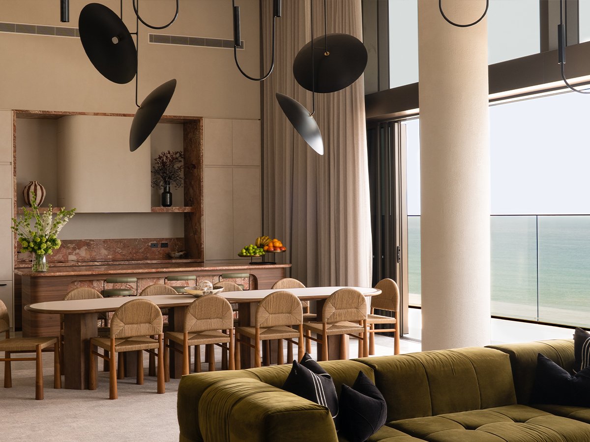 Dining room at Sky House Mondrian Gold Coast | Image: Mondrian