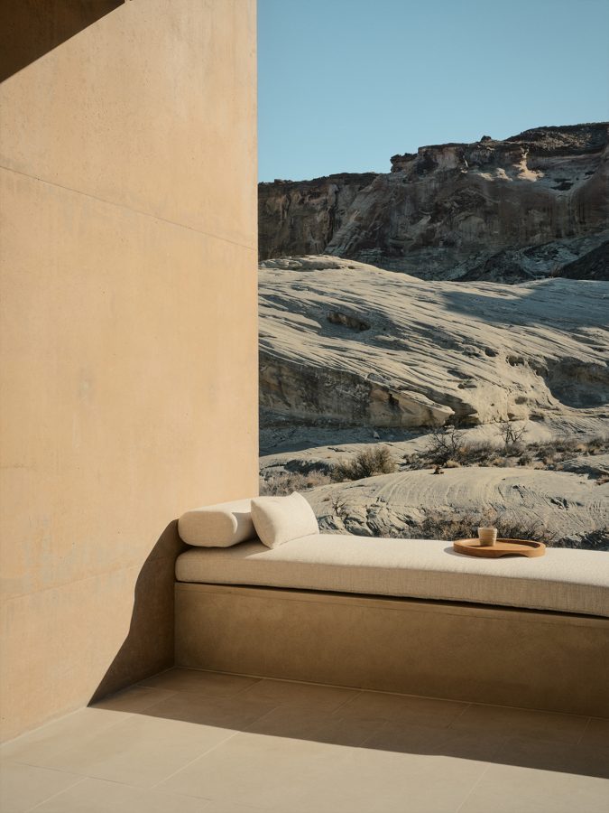 Terrace of Amangiri Villa in Utah | Image: Aman