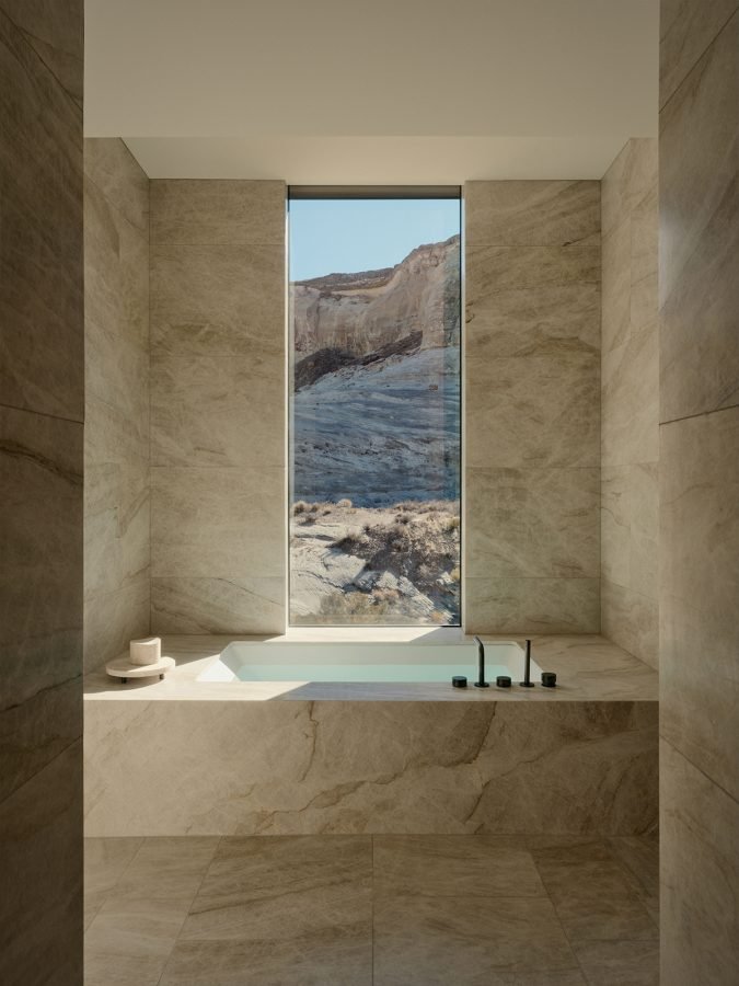 Bathroom of Amangiri Villa in Utah | Image: Aman