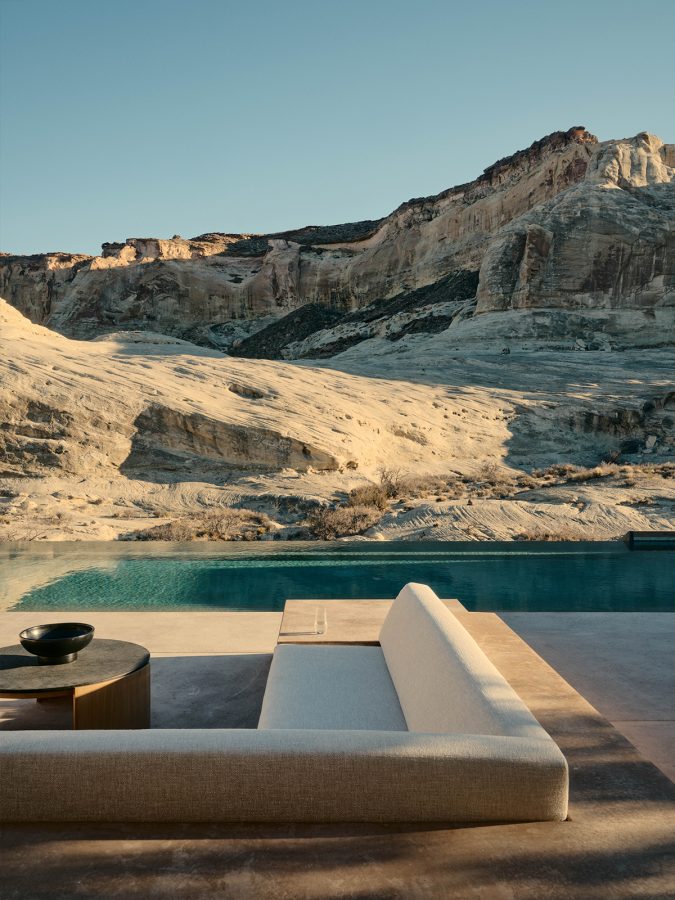 Terrace of Amangiri Villa in Utah | Image: Aman