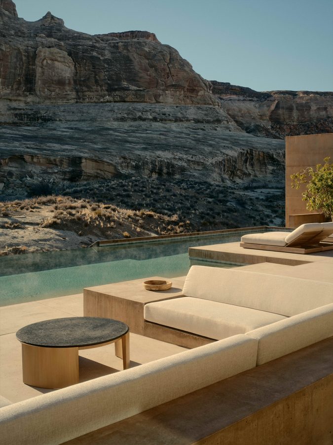 Terrace of Amangiri Villa in Utah | Image: Aman