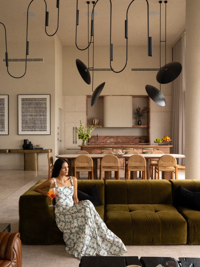 Living room at Sky House Mondrian Gold Coast | Image: Mondrian