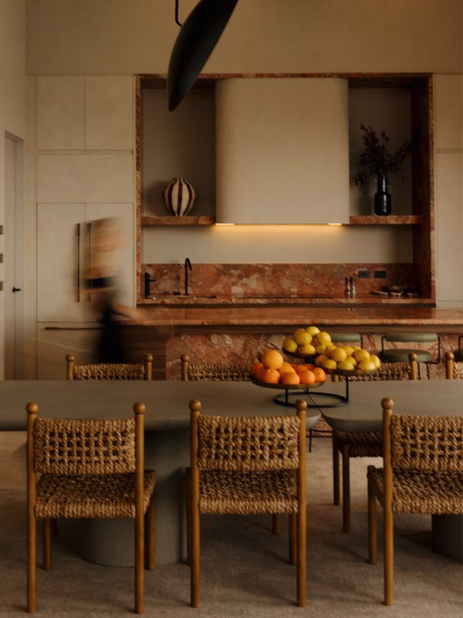 Dining room at Sky House Mondrian Gold Coast