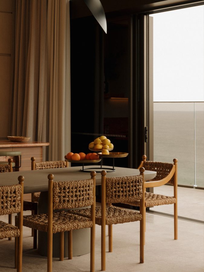 Living room at Sky House Mondrian Gold Coast | Image: Mondrian