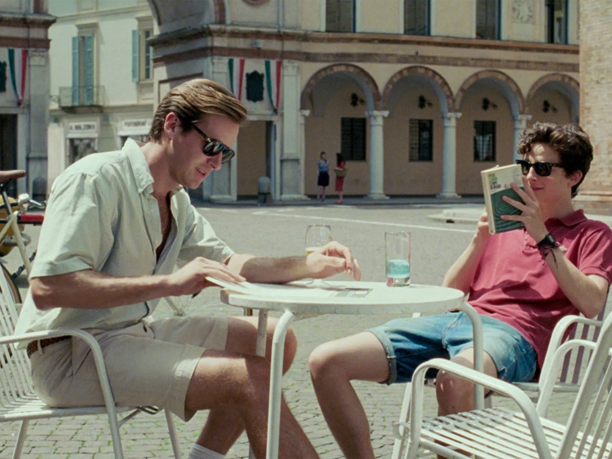 Armie Hammer and Timothée Chalamet in 'Call Me By Your Name'