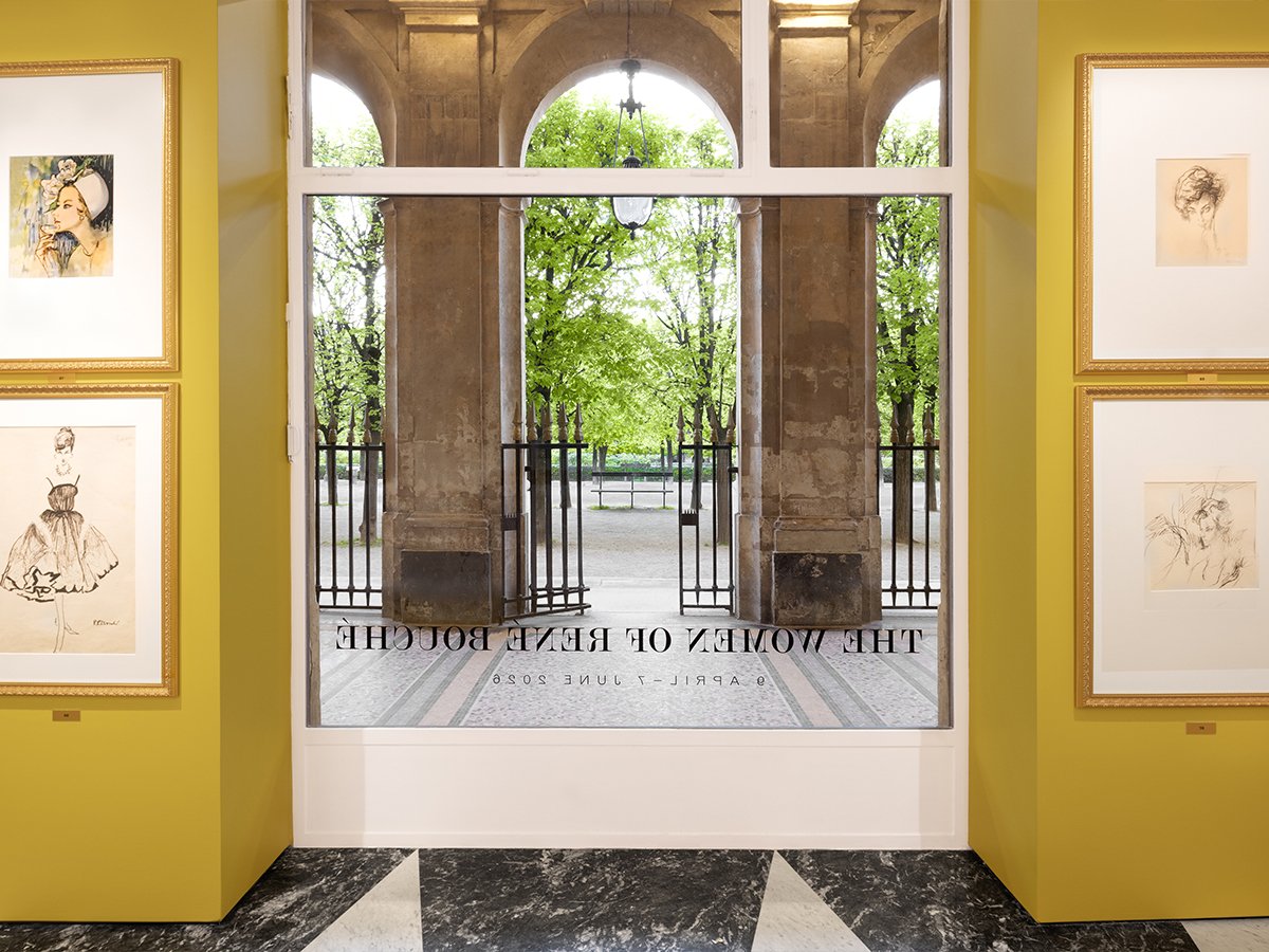 'The Women of René Bouché' Exhibition at Acne Paper Palais Royal | Image: Acne Studios