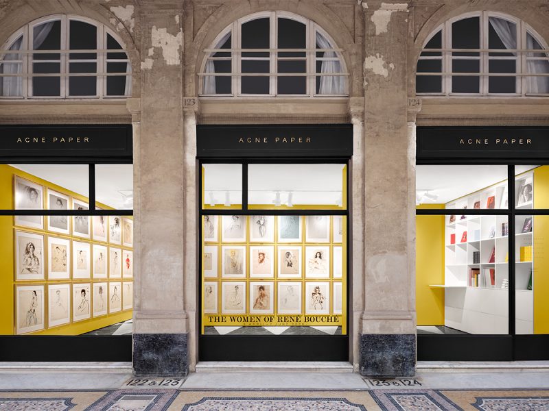 'The Women of René Bouché' Exhibition at Acne Paper Palais Royal
